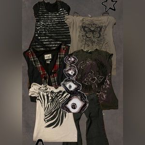 grunge/emo y2k outfit starter pack! ✮♱✮